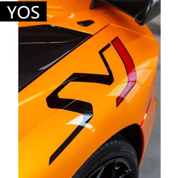 Telo Namenske SVJ Hitrost Strela Logotip Avto Nalepke Potegnite Cvet Za Lamborghini IP750 superleggera