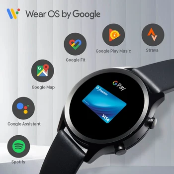 TicWatch C2 Plus Obrabe OS Smartwatch, 1 gb RAM Vgrajen GPS Fitnes Sledenje IP68 Vodotesen Watch NFC Google Plačati Ženske Gledajo