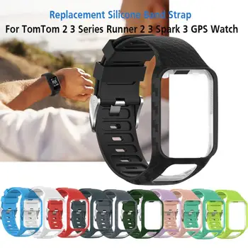 Trak za TomTom 2 3 Runner Zapestnica Iskra Silikonski Zamenjava Manšeta Mehko Watchband Silikonski Pas Smartwatch Opremo