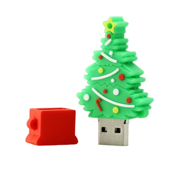 U Disk Božiček Božična Drevesa Memory Stick Pero Disk 256GB Pendrive Darilo Snežaka, se 32GB 4 8 16 64 128 gb USB Flash Disk