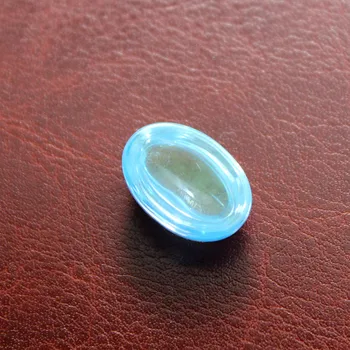 ULZZANG ovalne oblike briljantno chrysoprase izgubijo kamen fancy gladko kamen kroglice DIY nakit, izdelava Ravno lucency sea modra
