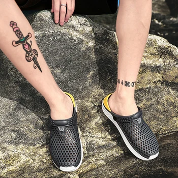 Unisex Modna Plaži Sandali Debel Edini Natikači Nepremočljiva Anti-Slip Sandali Flip Flops Priložnostne Vrt Čevlji za Ženske in Moške Poletne
