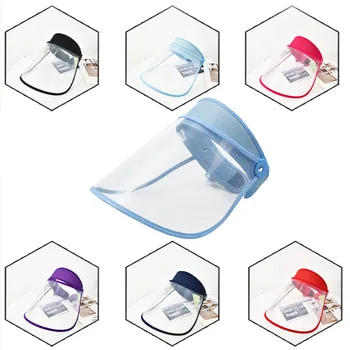 Unisex Vizir Zaščita Čelada Anti-Pljuvanje Nastavljiv Masko Transparente Zaščitna visiere Obrazni Ščit Windproof Varnost