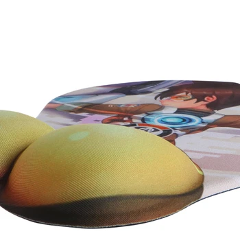 Ustvarjalne Anime Risanke 3D Seksi Prsi Silikonski Mouse Pad Zapestje Ostalo Podporo