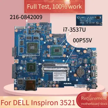 VAW01 LA-9101P Za DELL Inspiron 15R 3521 5521 I7-3537U HD8730M Prenosni računalnik z matično ploščo DDR3 za Prenosnik Mainboard CN-00P55V 00P55V