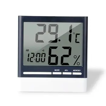 Velik Zaslon, Elektronski Vlažnost Štetje Digitalni Temperature Ukrep Instrument Celzija in Fahrenheita Preklapljanje Zaslona