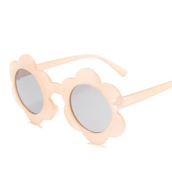 Vintage krog cvet otroci sončna očala 2020 oblikovalec blagovne znamke candy barve sončna očala dekleta fantje moda srčkan otrok eyewears UV400