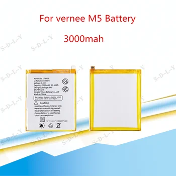 Visoka zmogljivost Za Vernee M5 Nadomestno Baterijo 3000mAh Za Vernee M5 Bateria Batterie Celic Mobilnega Telefona, Baterije +Orodja