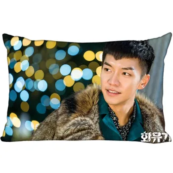 Vroče Koreja-Pop Meri Lee Seung Gi Saten Prevleke 35x45cm (ena stran) Tiskani Zadrgo Svile PillowCover po Meri Logo darilo