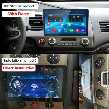 Vtopek 2din Android 9.0 Univerzalni Avto Radio Večpredstavnostna Video Predvajalnik Navigacija GPS za Toyota, Nissan Honda Hyundai Kia Vodja Enote