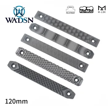 WADSN Airsoft RS CNC Aluminija Zlitine Železniškega Kritje Za M-lok in Keymod Železniškega Sistema long Short Version Fit 20 mm Picatinny Železnici