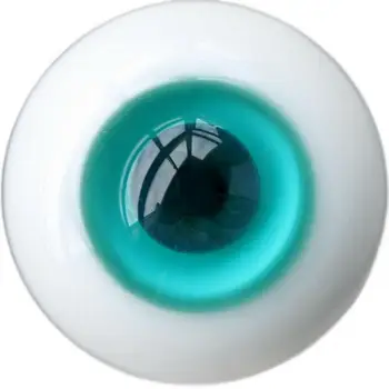 [wamami] 6 mm 8 mm 10 mm 12 mm 14 mm 16 mm 18 mm 20 mm 22 mm 24 mm Aqua Steklene Oči Zrkla BJD Lutka Dollfie Prerojena, zaradi Česar Obrti