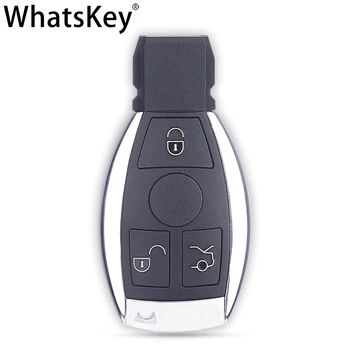 WhatsKey 3 Gumb Za Mercedes Benz Leto 2010+ C E S Class W211 W204 W205 W212 CLA BGA Tipko Shell Nadomešča Smart Remote Key Primeru
