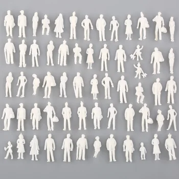 Whoelsale 100 kozarcev Model usposabljanje Ljudi, Slika Potnikov 1:100 HO Merilu Modeli Pesek Tabela Igrače