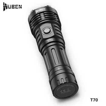Wuben T70 XHP70.2 LED Tip C USB Baklo Iskalnim High Power Long Range Reflektorji 26650 Baterije, Zunanja Svetilka za Kampiranje