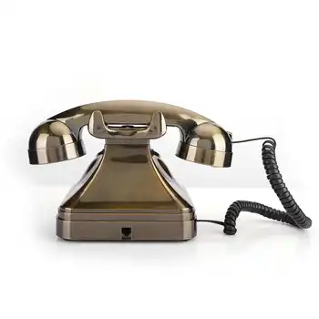 WX-3011# Antično Bronasto Telefon Vintage Retro Stacionarnega Telefona Namizje Klicatelja Home Office Hotel Starinsko Telefon telefono