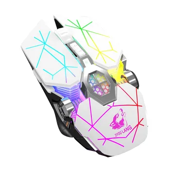 X13 Brezžično Polnjenje Ergonomska Računalnik Tiho PC Gamer Namizni Igri Miško Izklop Tekočinsko hlajeni, ki Sije Mehanske Miši