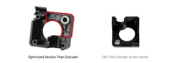 XCR3D Titan Iztiskanje 3D Tiskalnik Deli Za E3D V6 Hotend J-glava Bowden nametitev 1.75 mm Žarnice 3:1 prenos razmerje