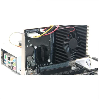 XT-XINTE 215*125 mm PCI-E vmesniško Kartico LM313 PCI-E 8X/16X, DA 4P M. 2 (PCIe protocol)Riser Card za NVME 2242 2260 2280 22110 SSD