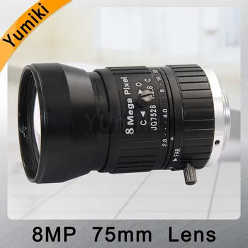 Yumiki HD, 8MP CCTV Kamere Objektiv 75 mm Priročnik Iris Ročno Ostrenje F2.8 Zaslonke 1