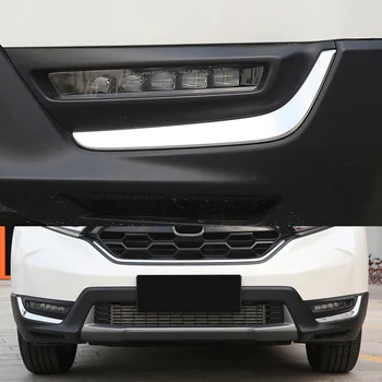 Za Honda CR-V CRV 5. Gen 2017 2018 ABS Chrome Spredaj Glave Luči za Meglo Foglight Lučka za Kritje Trim Odbijača Obrvi Trakovi Dekoracijo