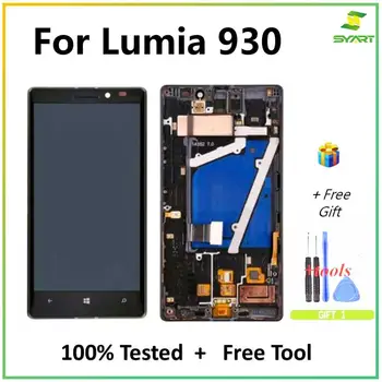 Za Nokia Lumia 930 LCD-Zaslon, Zaslon na Dotik, Računalnike Montaža Z Okvirjem Nadomestnih Delov Za N930 RM-1045 5.0