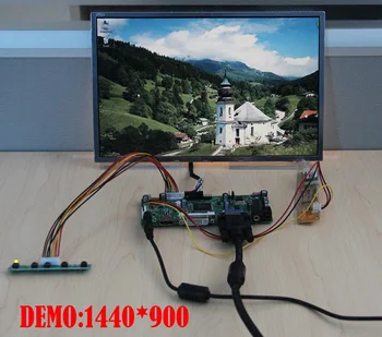 Za QD14TL02 Zaslon plošča 1280X800 Krmilnik odbora 1 Svetilke Monitor Komplet LCD DVI 14