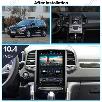 Za Renault Koleos Megane 4 Avto DVD Predvajalnik Autostereo GPS Navigacija Multimedia Android 9.0 Tesla Touchscreen Vodja Enote Carplay