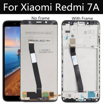 Za Xiaomi redmi 7A LCD-Zaslon na Dotik Z okvirjem Računalnike Skupščine Zamenjava ZA redmi 7A LCD M1903C3EE T C