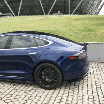 Zadaj Prtljažnik Spojler Boot Ustnice Krilo Spojler Za Tesla Model S - 2019 Ogljikovih Vlaken
