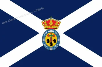 Zastavo Santa Cruz de Tenerife 3 x 5 FT 90 x 150 cm Španija Deželne Zastave Transparenti