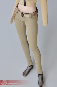 Zbirka 1/6 ženski premično lutka trend svinčnik hlače ženske hlače Seksi precej slim fit 12