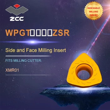 ZCC.CT stružnica vstavi WPGT za visoko krme rezkanje rezalnik XMR01 za profil rezkanje indeksiranih rezkanje