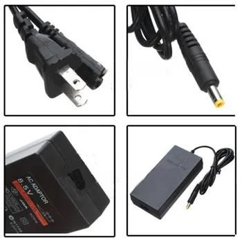 ZDA/EU/UK/AU Priključite AC Adapter za Polnilnik, Kabel Kabel Napajanje Za PS2 Konzole Slim Black