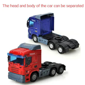 Zlitine Kovin Modela Avtomobila Container Truck Diecast Model Izobraževalne Igrače Za Otroke, Otroci Božično Darilo Za Rojstni Dan Za Fante Vozila