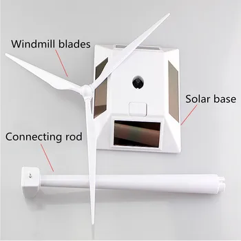 Znanost Igrača Namizni Model Solar Powered mlini na veter WindTurbine & ABS plastike