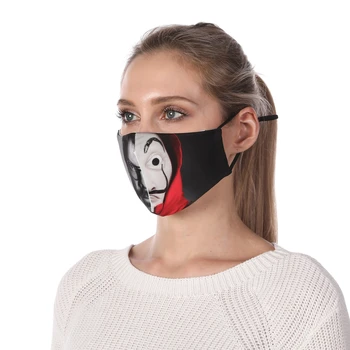 Zohre Dali z Masko Tiskanje za enkratno uporabo Zaščitna PM2.5 Filter Usta Masko Proti Prahu Masko Windproof Nastavljiv Maske