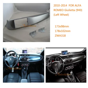 ZWNAV 11-318 Avto radio CD player, namestite nastavek stereo komplet armatura za ALFA ROMEO Giulietta (940) 2010-(Levo Kolo)