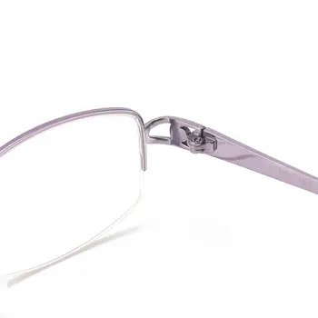Ženske Titana Očala Pol Platišča Ovalne Očala Na Recept Leče Kratkovidnost Branje Postopno