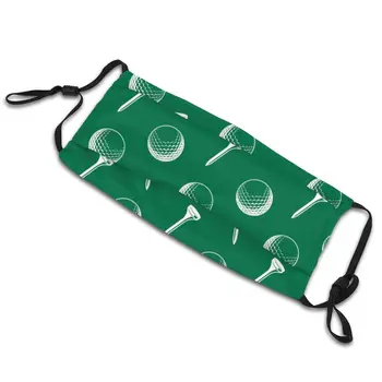 Žogice za Golf Tees In Zelena za enkratno uporabo za Odrasle Masko Šport Ljubimec Dustproof zaščitni Pokrov Respirator Usta-žarilna